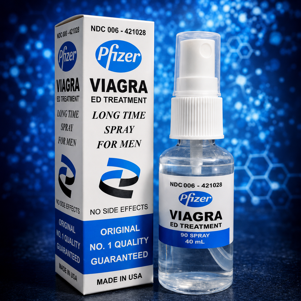 Pfizer Viagra Long Time Spray For Men 40ml-Pack of 2